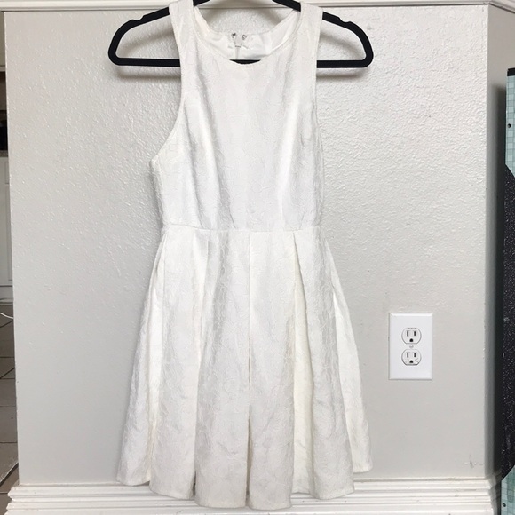 Lulu's Sweet Queen Ivory Lace Skater Dress - Picture 5 of 10